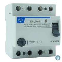 L&T Four Pole 40 A C Curve MCB_0