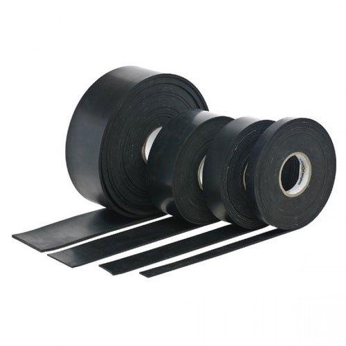 RISHABH 1000 - 10000 mm Natural Rubber Flat Rubber Strip RPRS01 Black_1