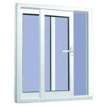 Angel Casement 2 Track 2 Panel White uPVC Window 6 x 4 ft_0