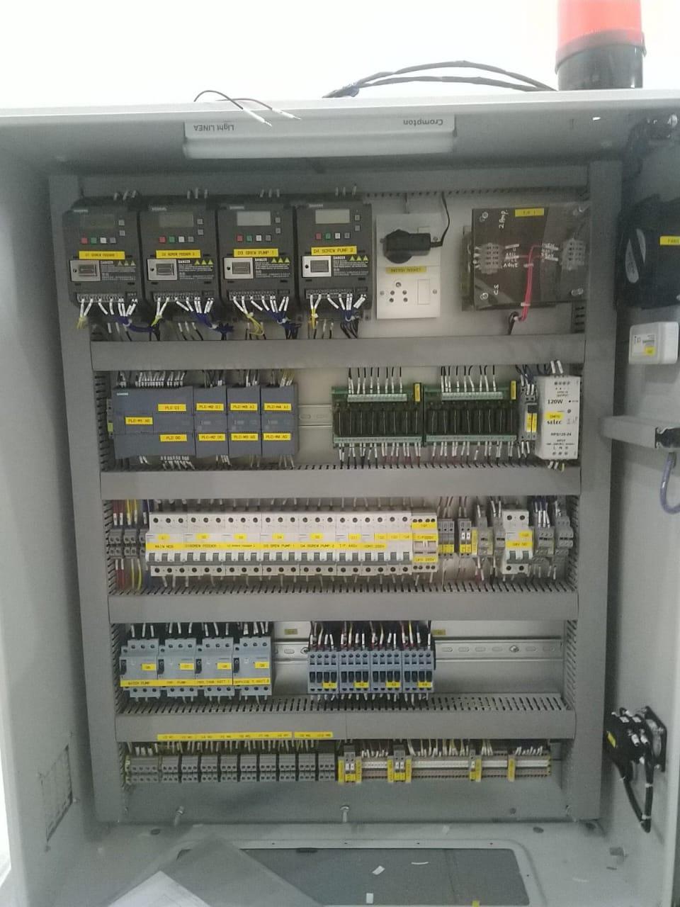 Three Phase 415, 220, 24 V Automatic PLC PANEL 25 A_1