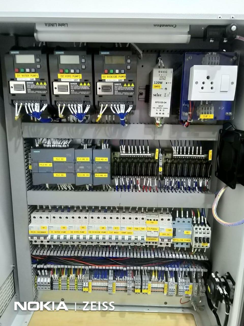 Three Phase 415, 220, 24 V Automatic PLC PANEL 25 A_2
