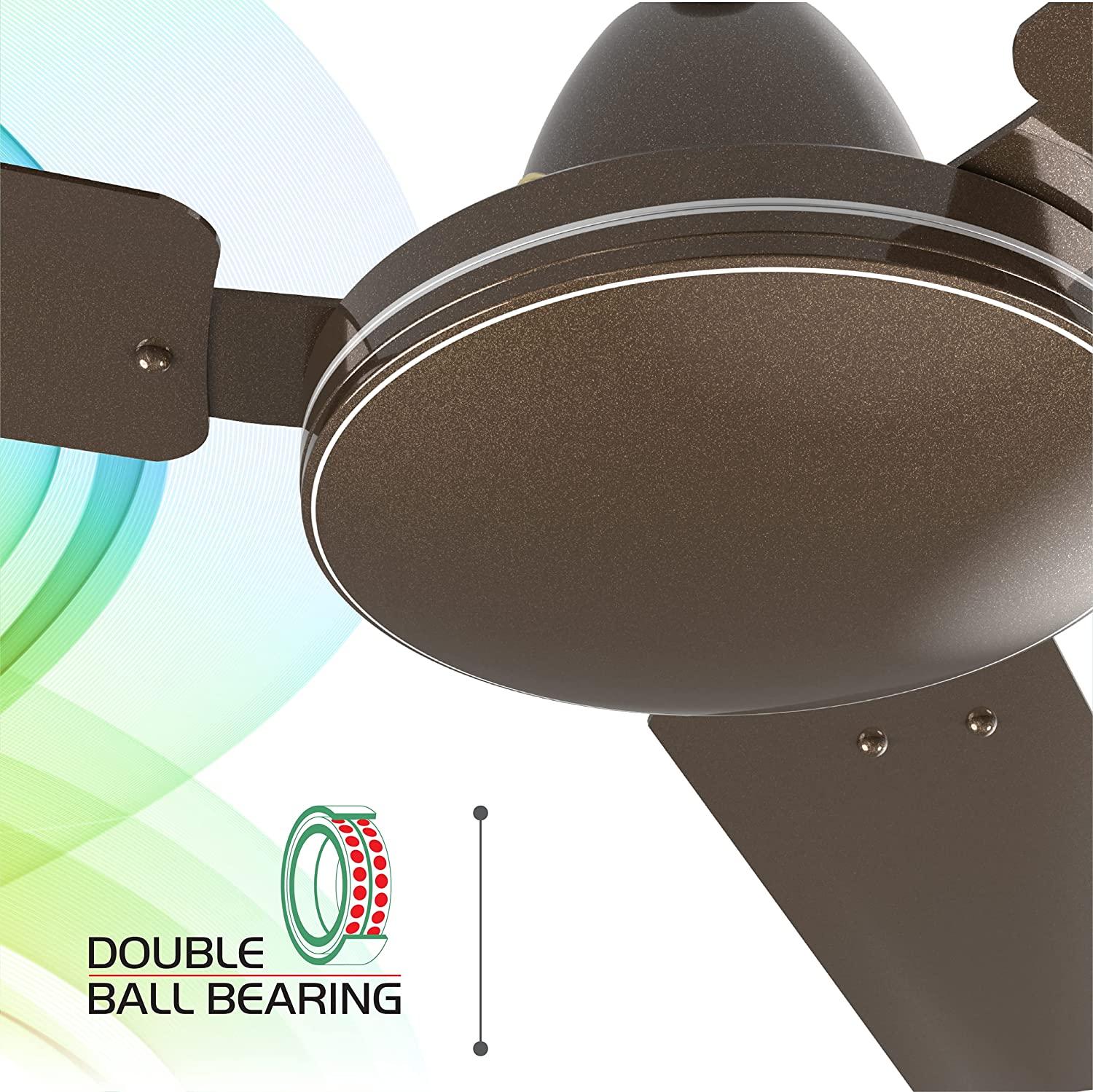 Polycab Vital 1200 mm 3 Blades 75 W Pearl Brown Ceiling Fans_2