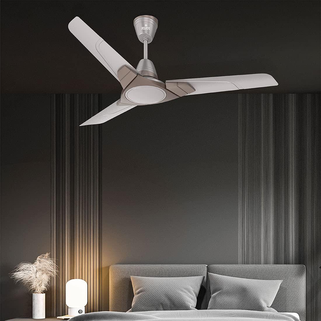 Polycab Aereo Purocoat Premium 1200 mm 3 Blades 75 W Metallic Warm Grey Ceiling Fans_3