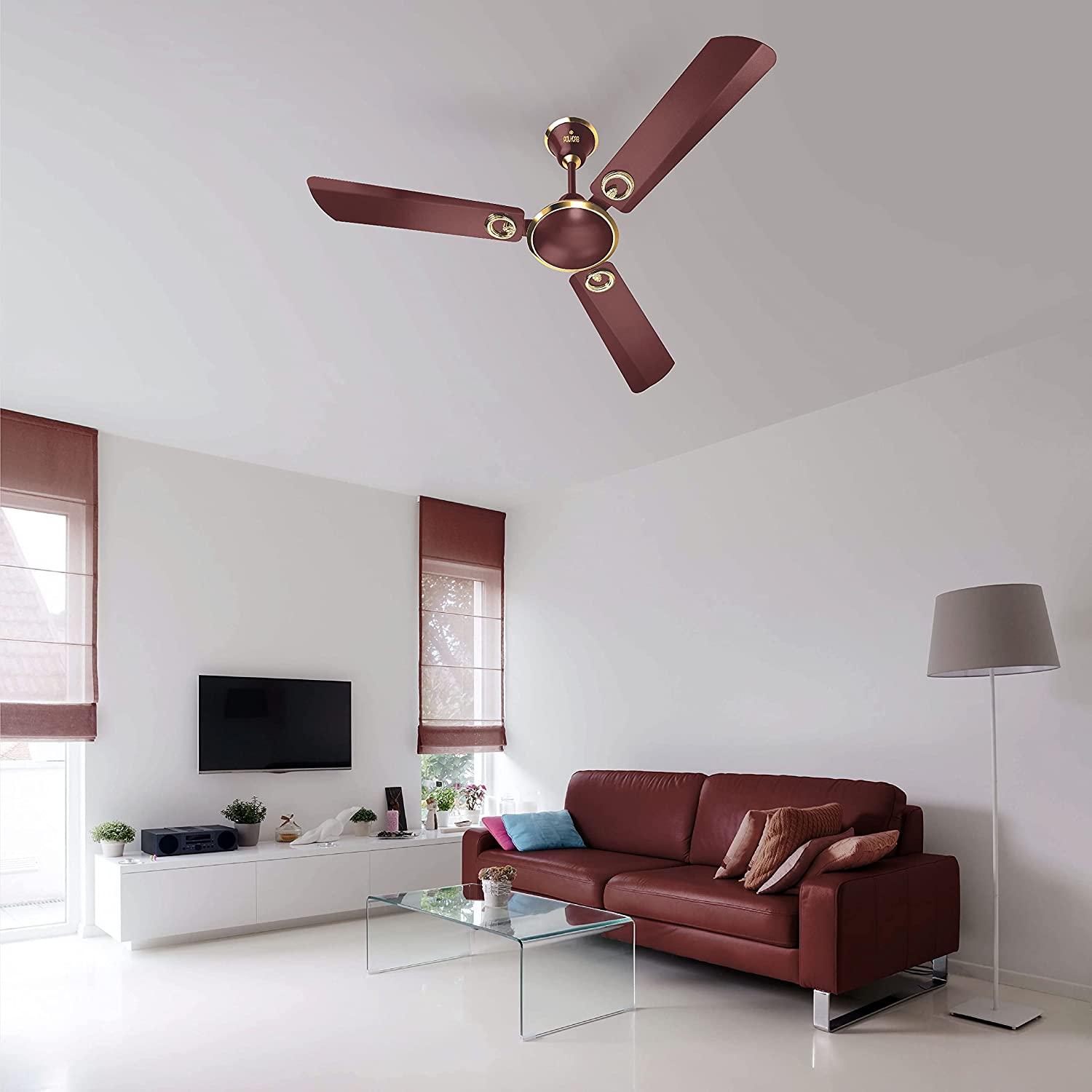 Polycab Elanza Premium 1200 mm 3 Blades 75 W ‎Pearl Copper Ceiling Fans_4