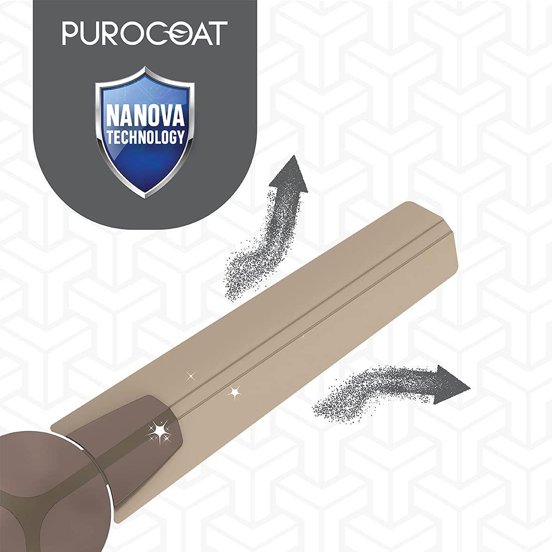 Polycab Euphoria EP02 Purocoat 1200 mm 3 Blades 75 W Neutral Resort Brown Ceiling Fans_2