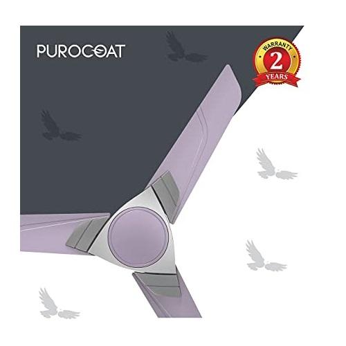 Polycab Aereo Purocoat Premium 1200 mm 3 Blades 75 W Lilac Silver Ceiling Fans_2
