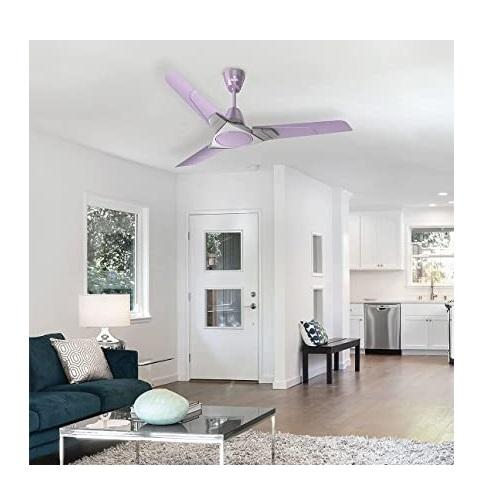 Polycab Aereo Purocoat Premium 1200 mm 3 Blades 75 W Lilac Silver Ceiling Fans_4