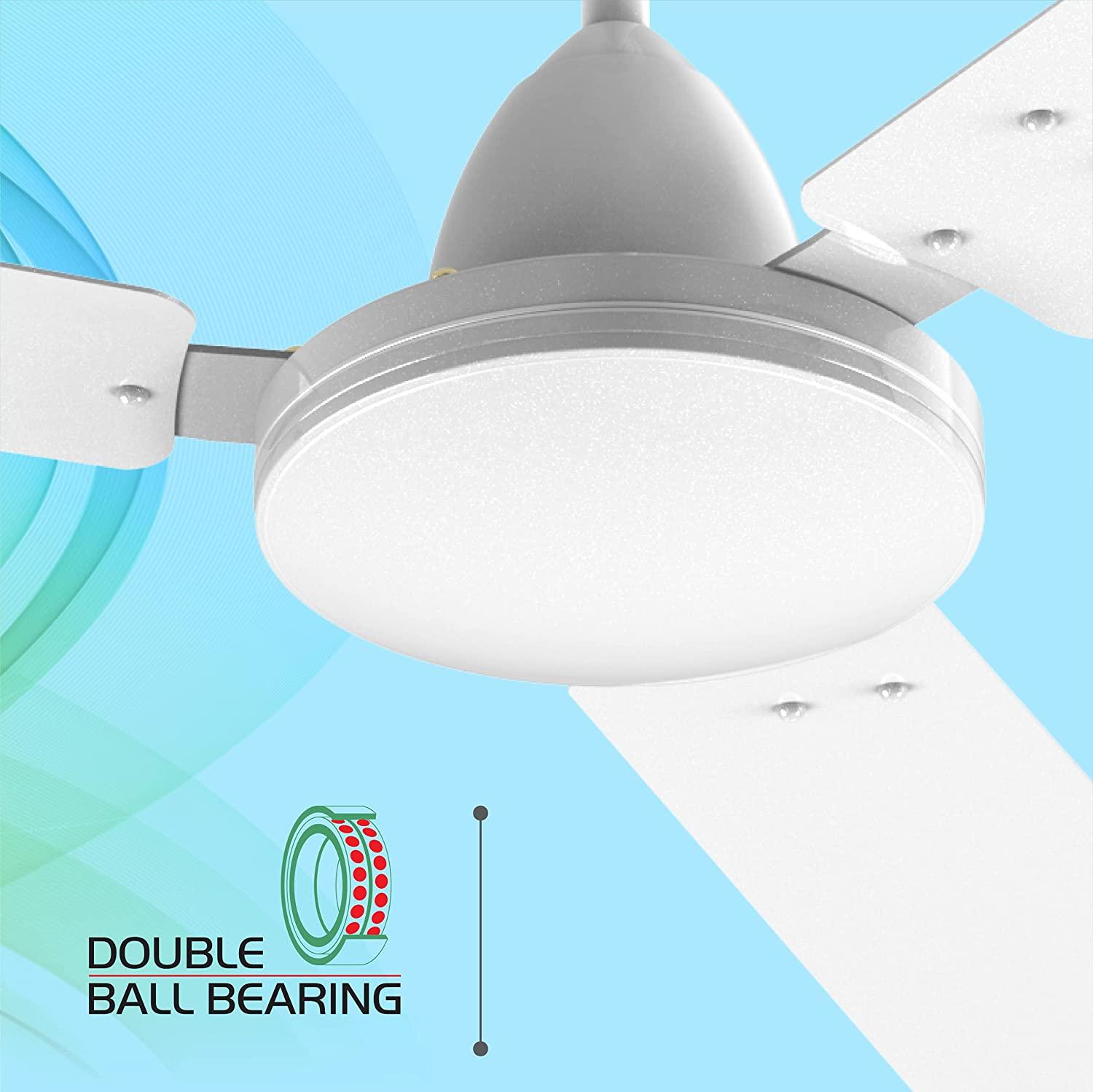 Polycab Vital 1200 mm 3 Blades 75 W Pearl White Ceiling Fans_2