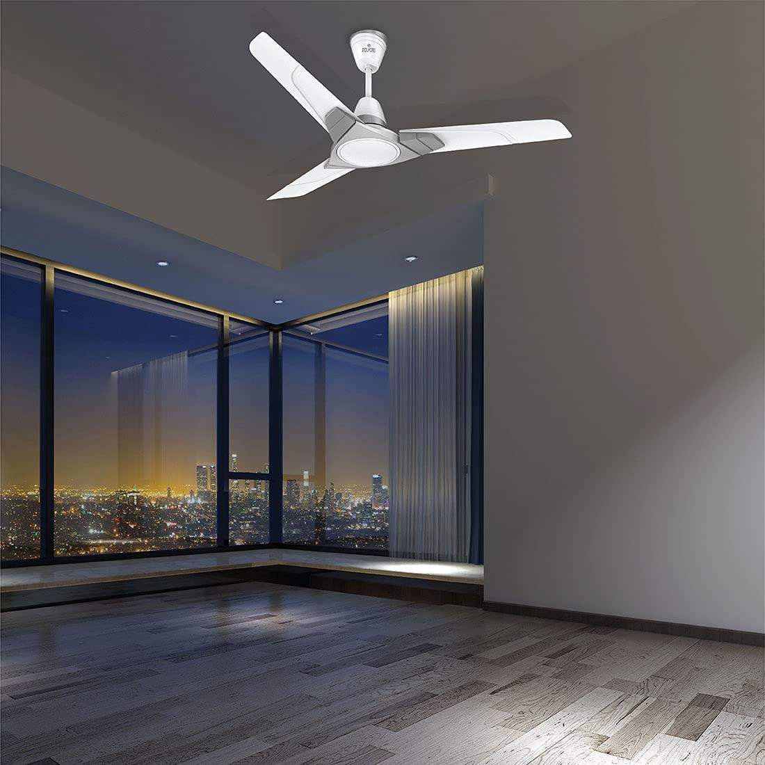 Polycab Aereo Purocoat Premium 1200 mm 3 Blades 75 W Pearl White Cloud Grey Silver Ceiling Fans_3