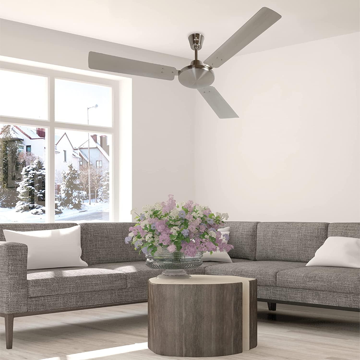 Polycab Vital Platinum 1200 mm 3 Blades 75 W Antique Brass Ceiling Fans_2