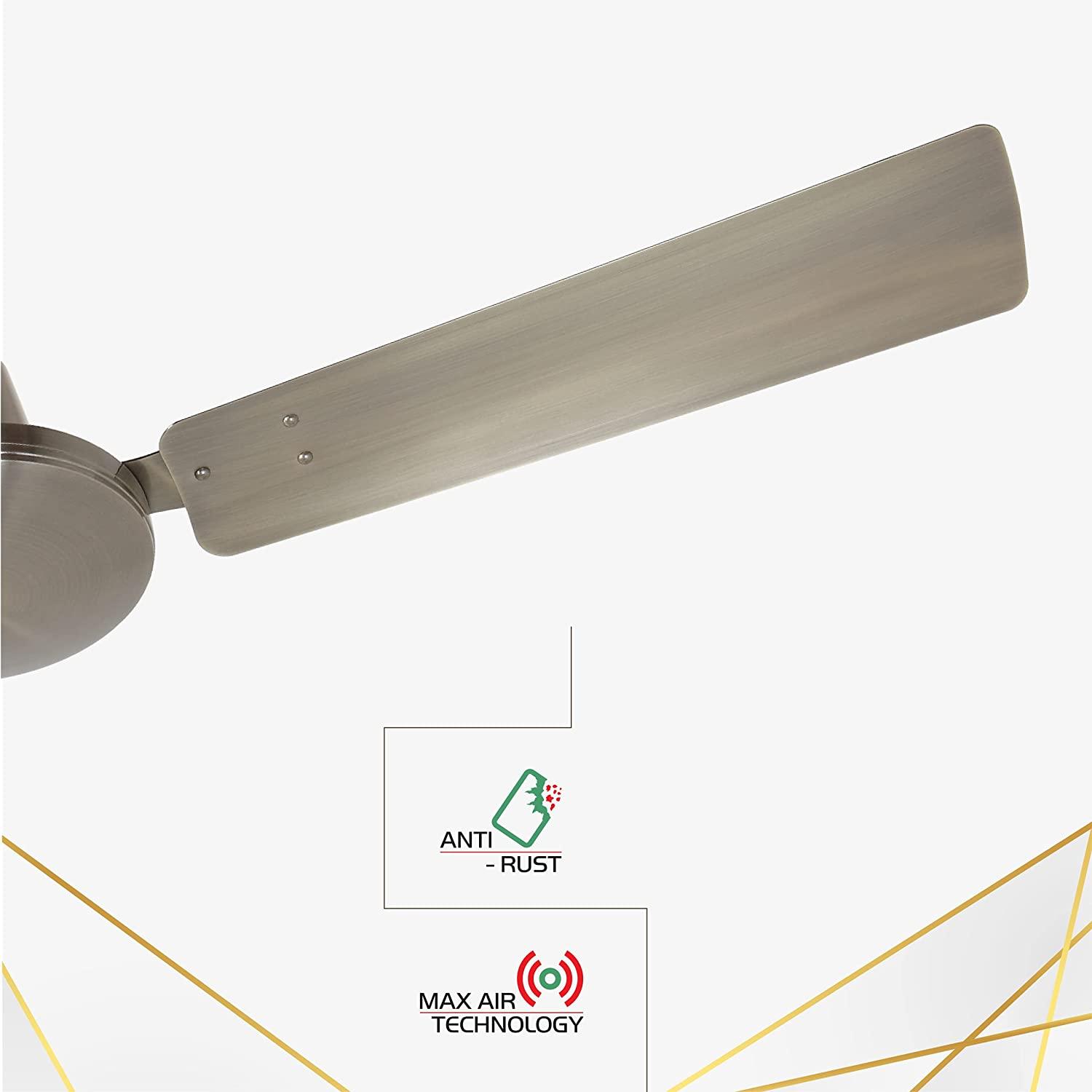 Polycab Vital Platinum 1200 mm 3 Blades 75 W Antique Brass Ceiling Fans_3