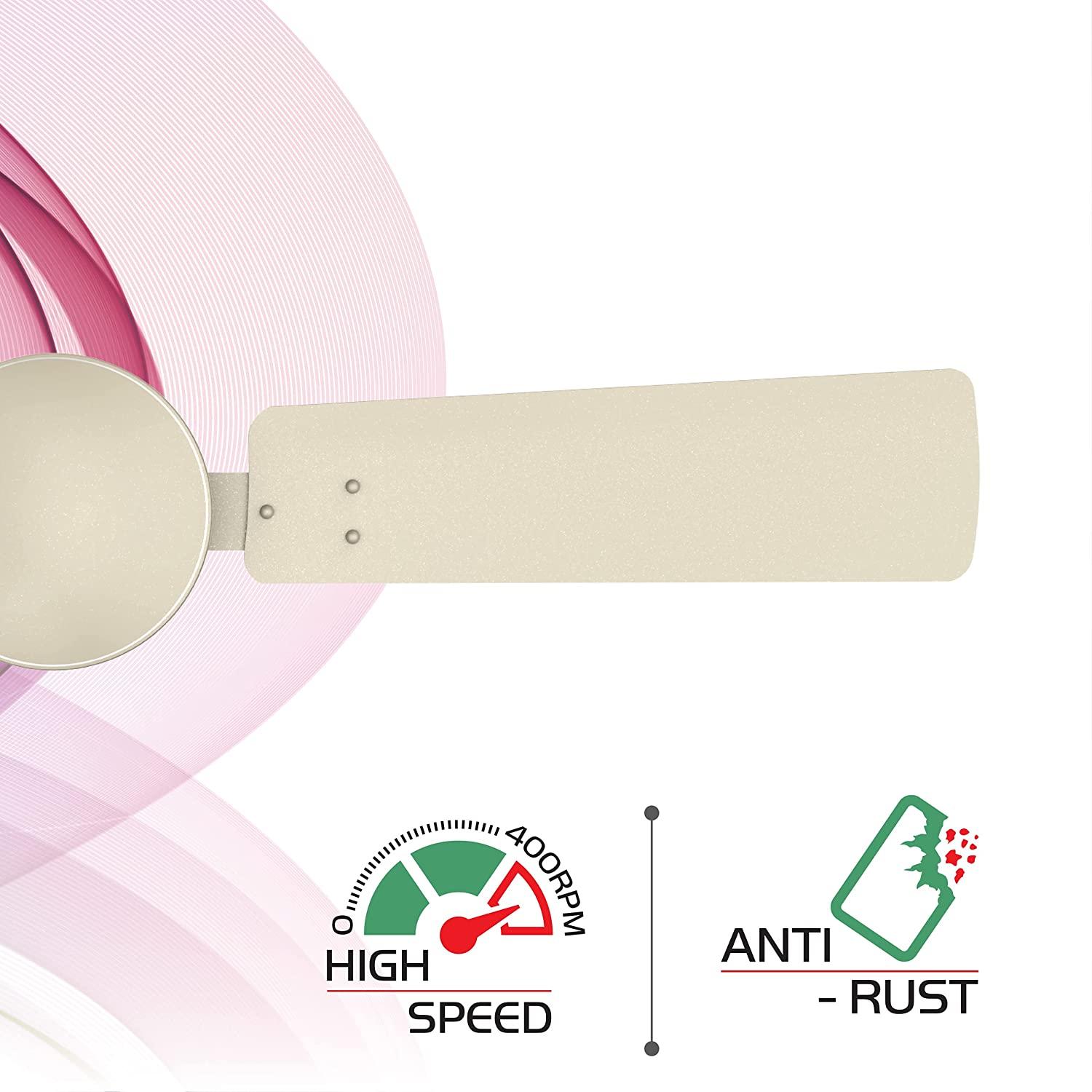 Polycab Vital Platinum 1200 mm 3 Blades 75 W Pearl Ivory Ceiling Fans_3