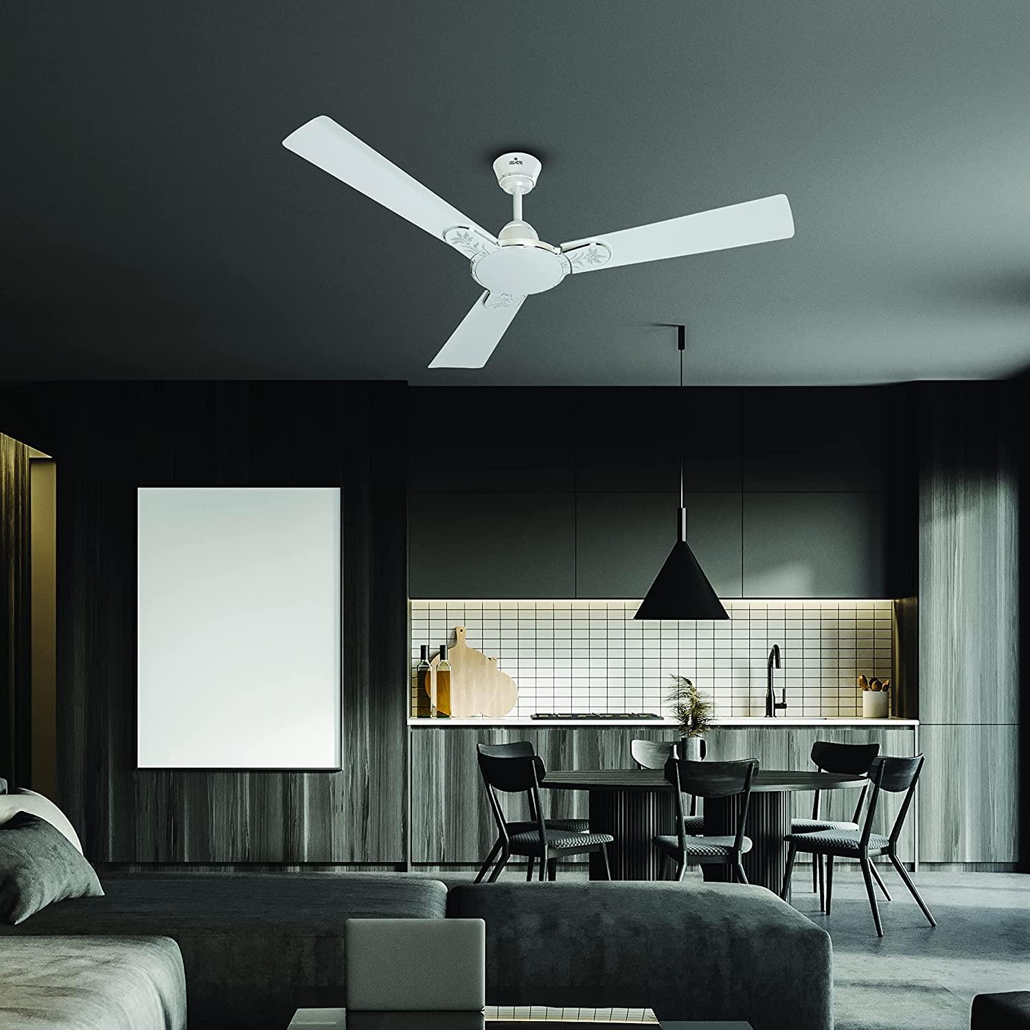 Polycab Eleganz Floral Purocoat 1200 mm 3 Blades 75 W Pearl White Ceiling Fans_3