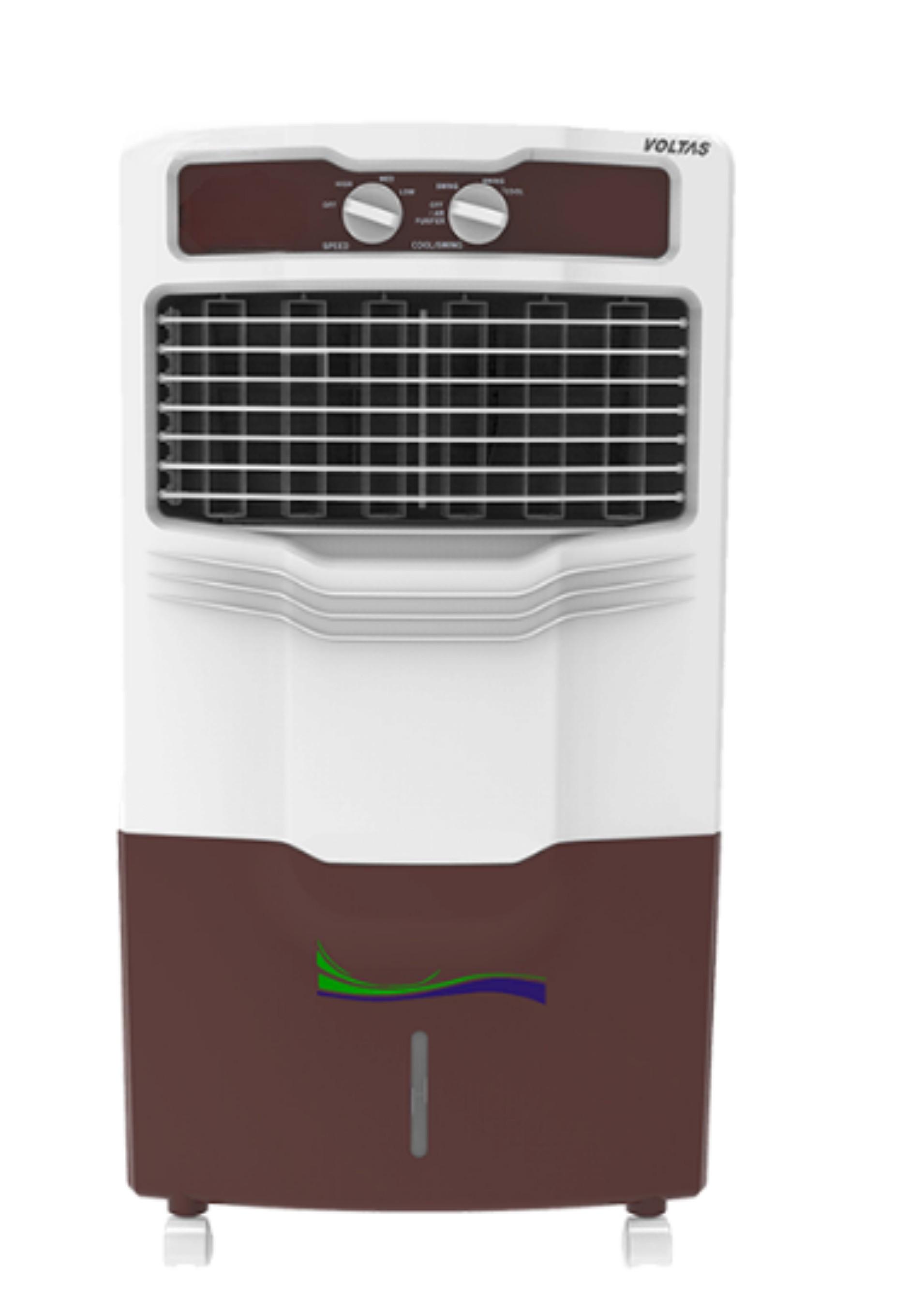 VOLTAS Plastic White and Brown 15 L Domestic Air Cooler_0