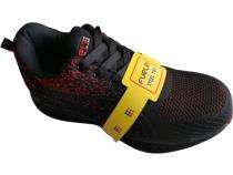 Trendy Airmix Steel Toe Safety Shoes Black_0