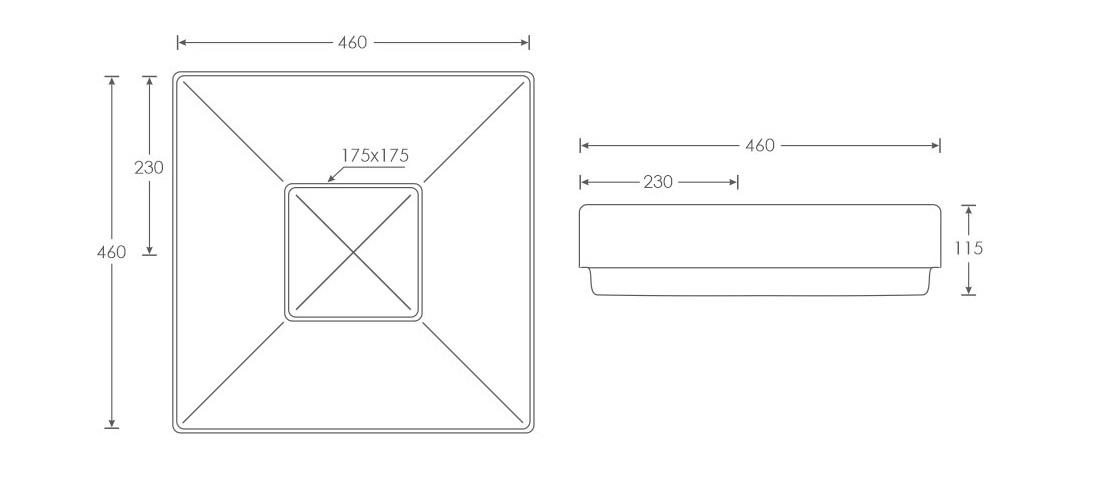 Simpolo Wash Basin SIMPER Top Counter_1