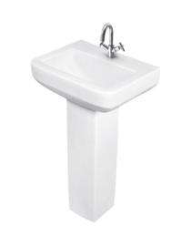Simpolo Wash Basin NERO Full Pedestal_0