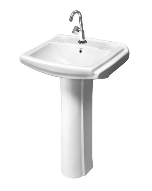 Simpolo Wash Basin SOPHIA Full Pedestal_0