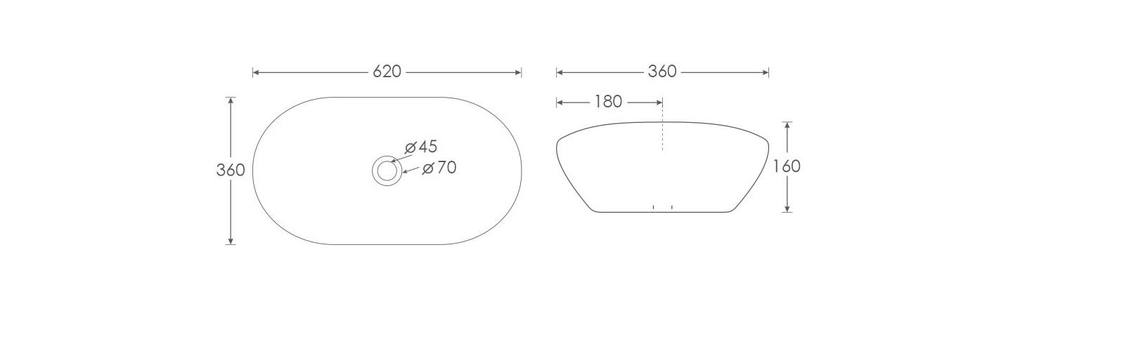 Simpolo Wash Basin BRAVIA Table Top_1