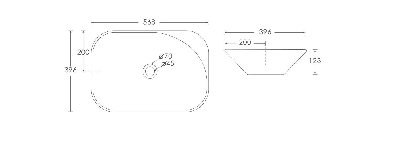 Simpolo Wash Basin RIGA Table Top_1