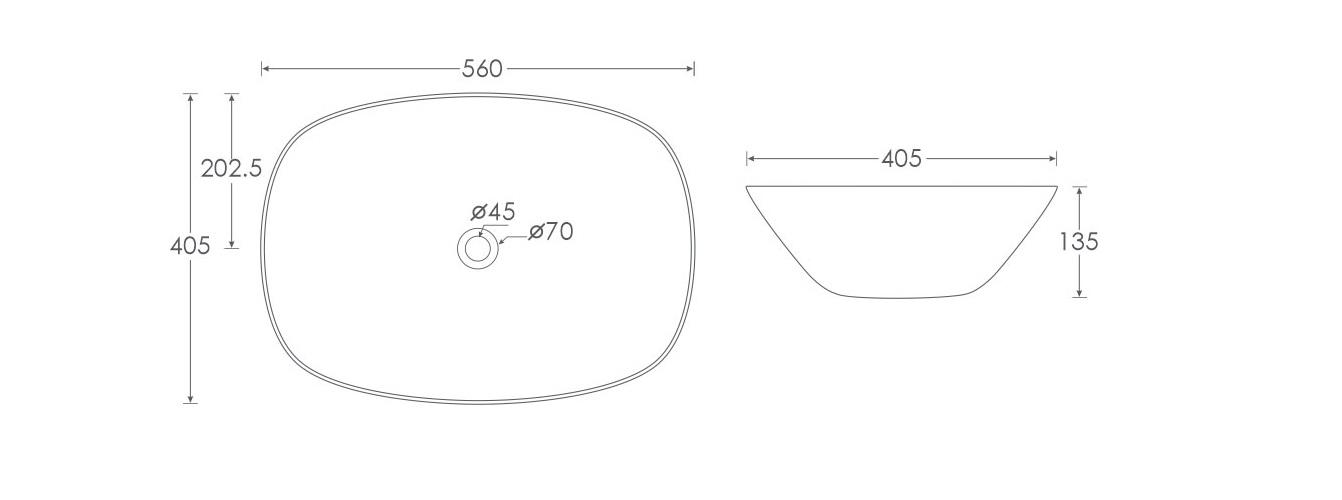 Simpolo Wash Basin LUNARIA Table Top_1