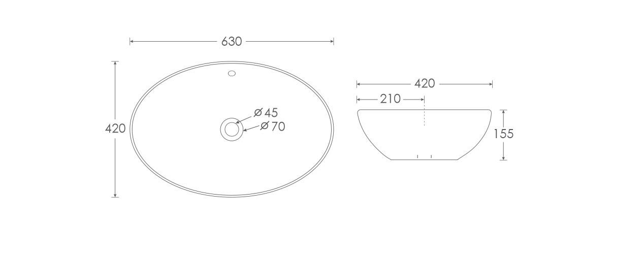Simpolo Wash Basin ARTIK Table Top_1