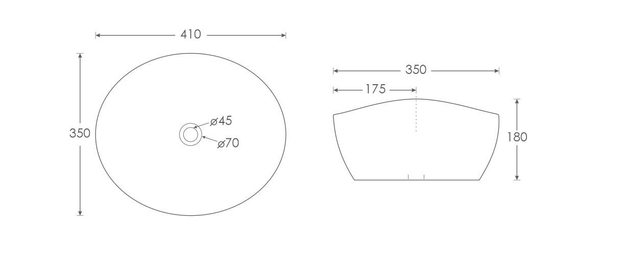 Simpolo Wash Basin SHALLOW Table Top_1