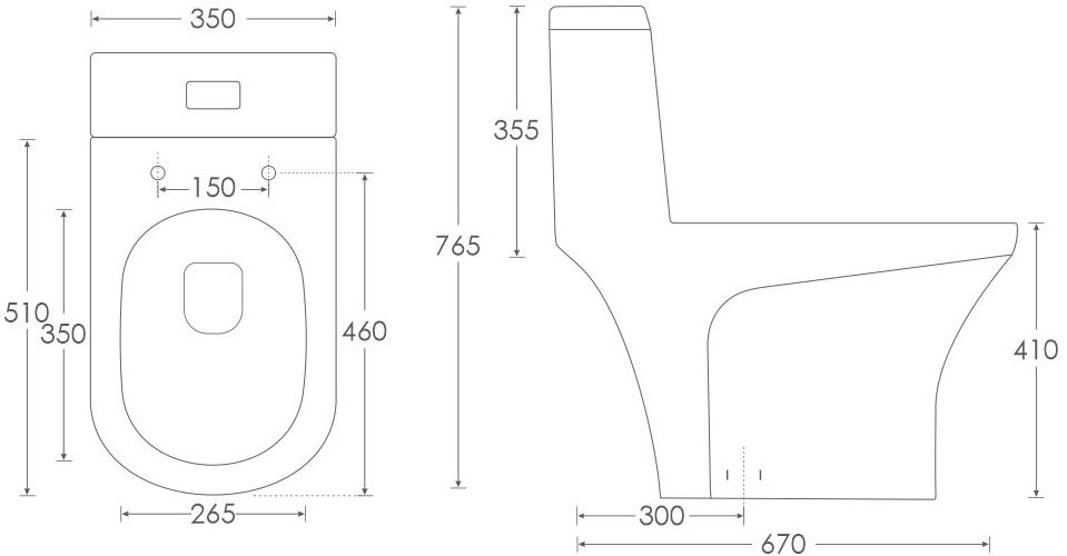 Simpolo EWC with Seat Cover and Flush FASTER Floor Mounted_1