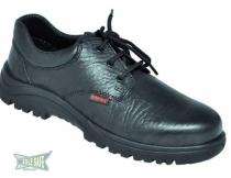 Karam Leather Steel Toe Safety Shoes Black_0