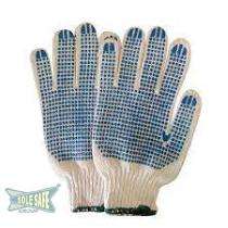Crystal Knitted Cotton With PVC Dots Hand Glove L Industrial and Household_0
