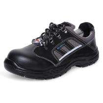 Bata Olivia DD OXF Buff Barton Print Leather Steel Toe Safety Shoes Black_0