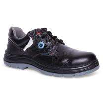 Bata Opal Reflector Buff Barton Print Leather Steel Toe Safety Shoes Black_0