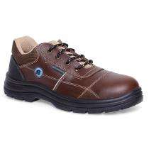 Bata Opal Spory Crazy Horse Leather Steel Toe Safety Shoes Brown_0