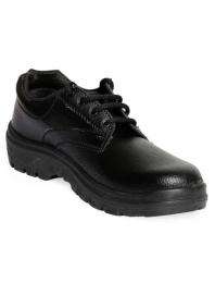 Leather Steel Toe Safety Shoes Black_0