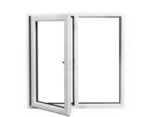 NCL VEKA Casement 2 Track 2 Panel White uPVC Window 6 x 4 ft_0