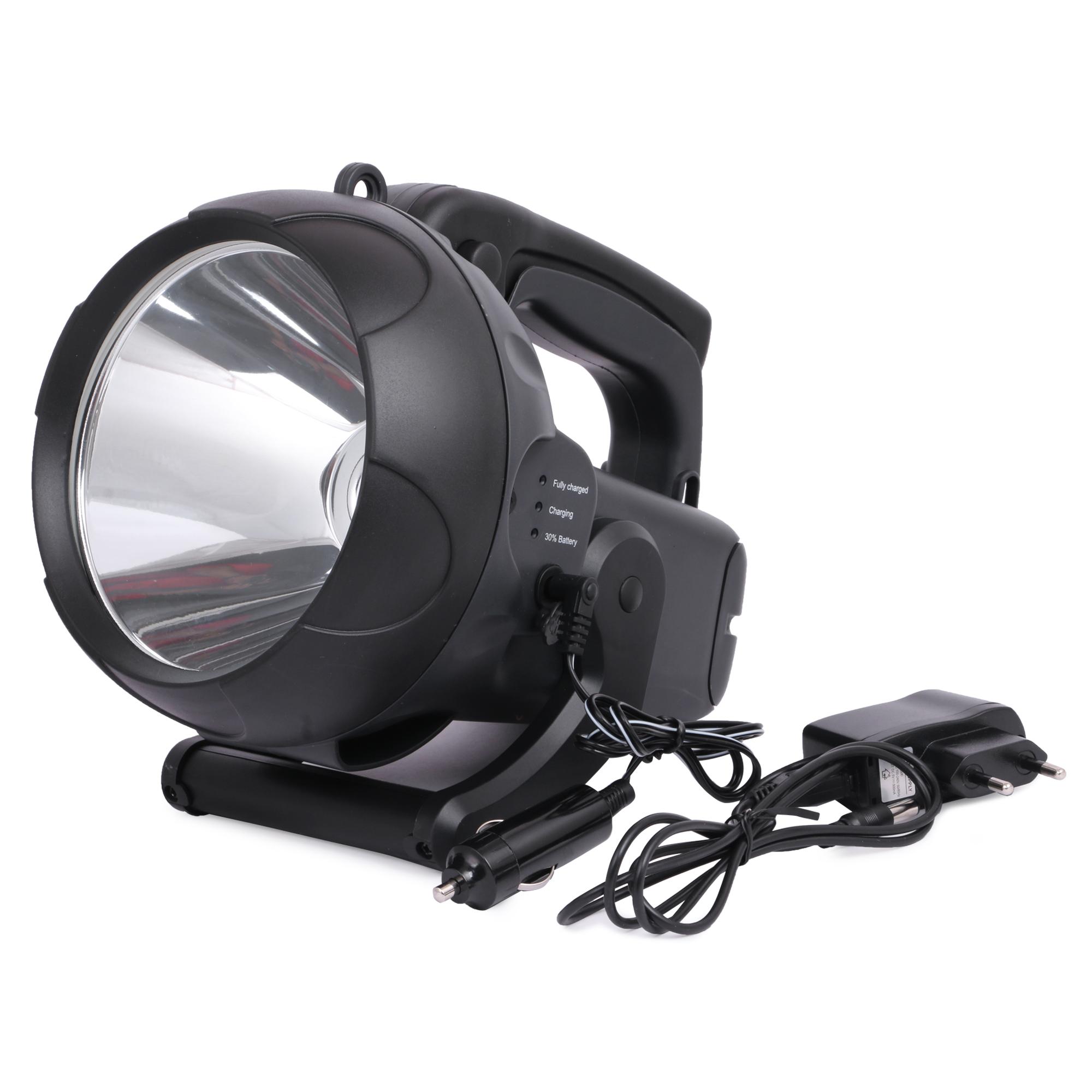 FOS LED Search Light 15W (10.4 Ah) Lithium Ion Grey 8.66 x 6.29 in Torch_1
