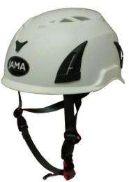 JAMA HDPE White Air Ventilated Safety Helmets_0