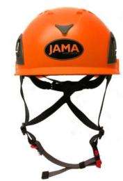 JAMA HDPE Orange Air Ventilated Safety Helmets_0