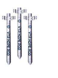 VTR VTR-19 Hot Dip Galvanized Earth Rod HDPE 3 m Earthing Electrodes_0