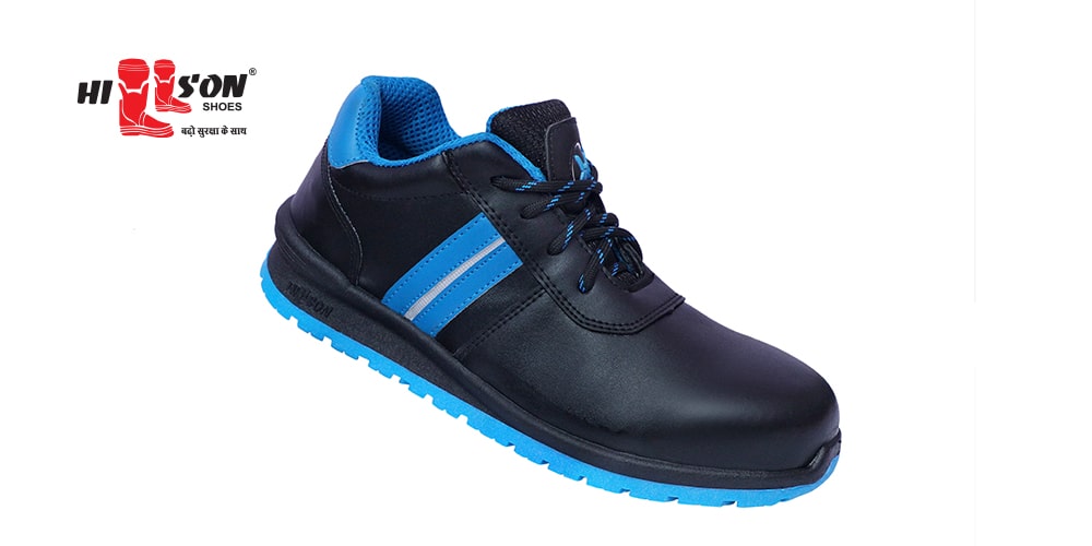 Hillson Swag 1901 Robust Synthetic Leather Metal Toe Safety Shoes Black_2