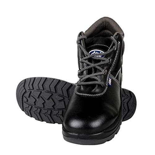 Allen Cooper AC-1008 Buff CG Barton Leather Steel Toe Safety Shoes Black_2