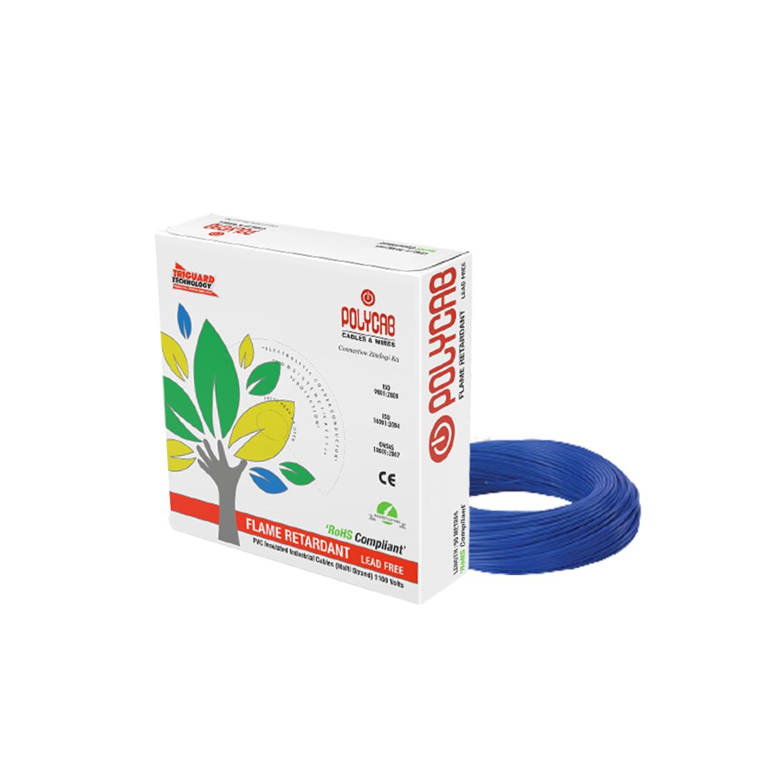 Buy Polycab Sqmm Stranded Electric Wire Blue M Online At Best Rates In India L T Sufin