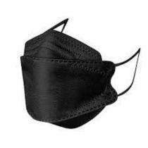 KF94 Cotton Nose Masks M Black_0