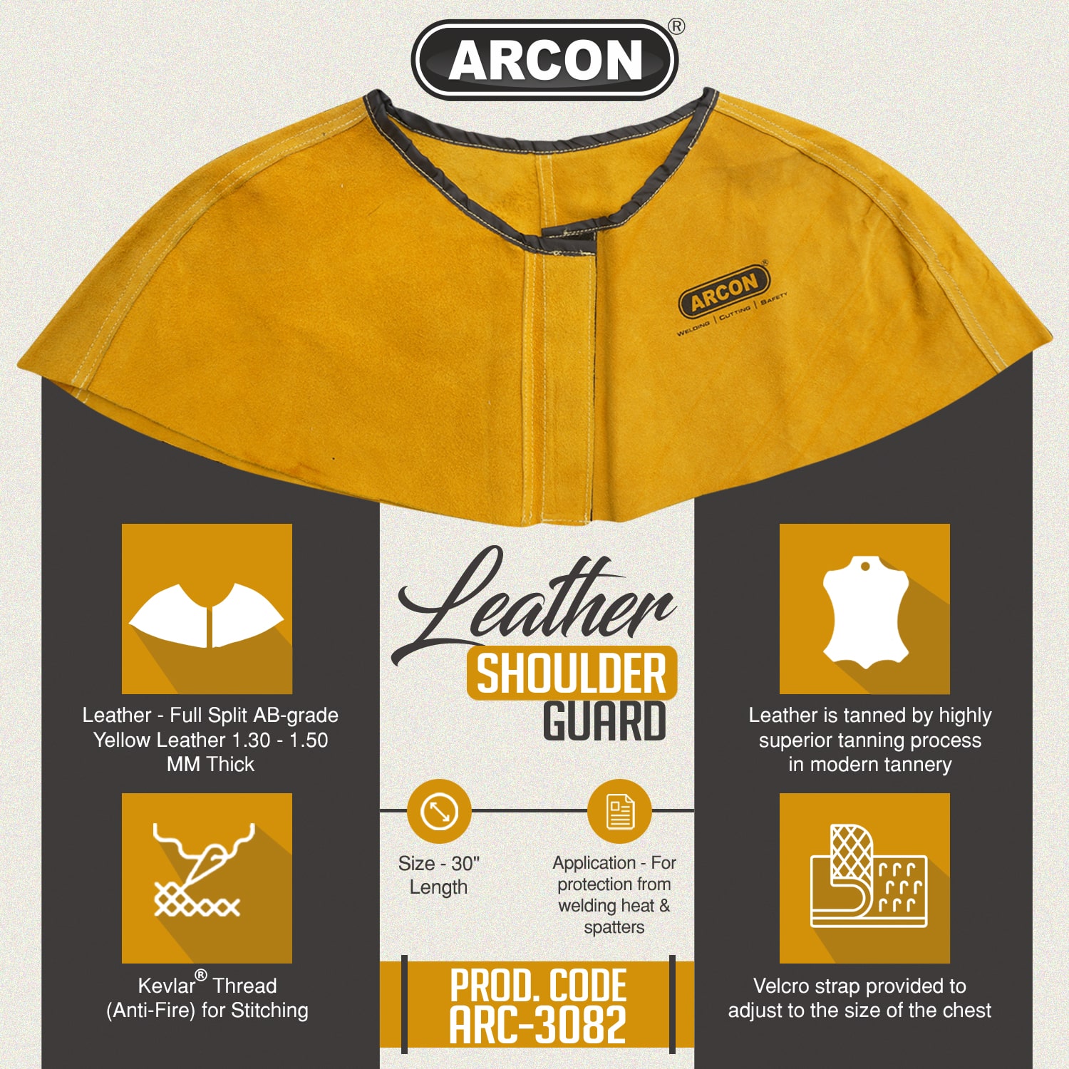 ARCON Safety Shoulder Pads 30 inch_1