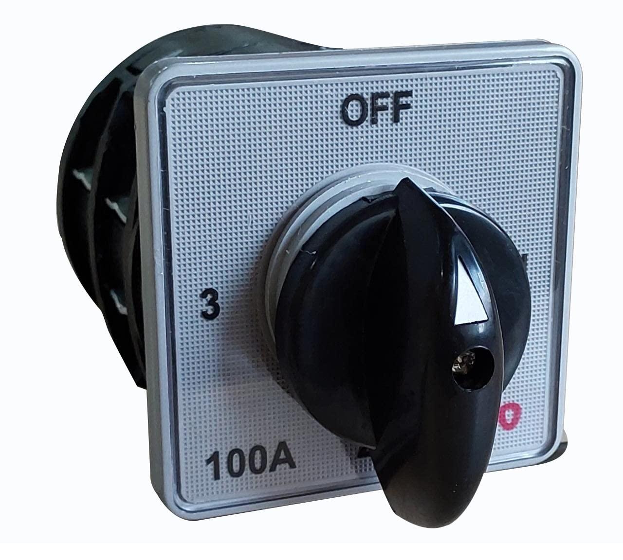 SELVO 100 A 3 Way Cam Operated Rotary Switch_0