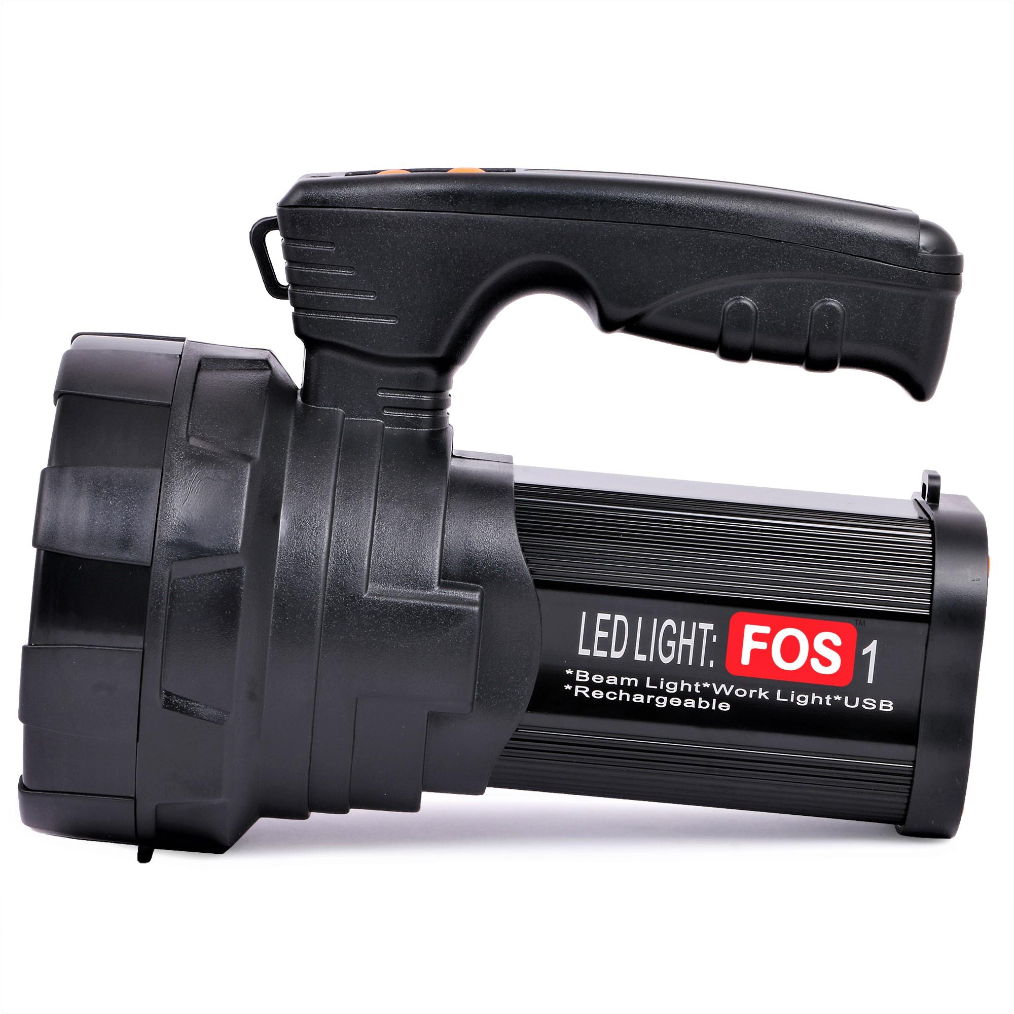 FOS Multi Functional 15W Lithium Ion Black 8.46 x 4.72 in Torch_1