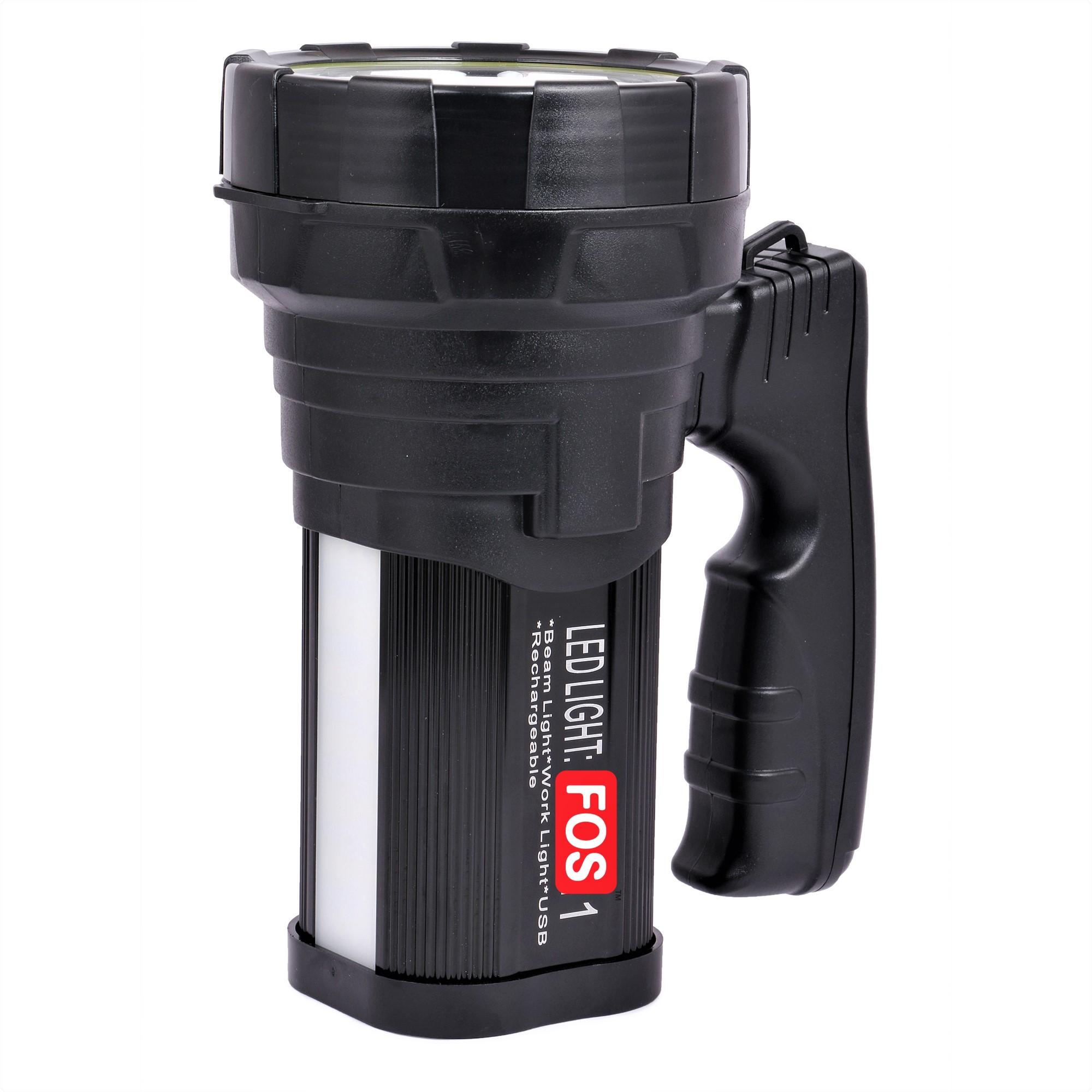 FOS Multi Functional 15W Lithium Ion Black 8.46 x 4.72 in Torch_2