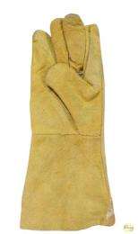 SAFENESS Heat Resistant Full Hand Leather Safety Gloves 4 inch_0
