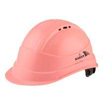 Karam Polypropylene Copolymer Pink Air Ventilated Safety Helmets PN542_0
