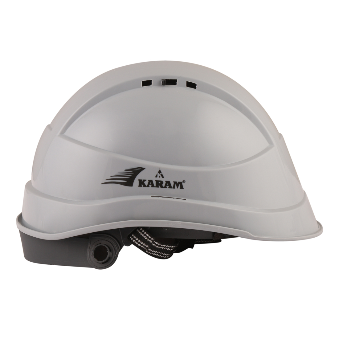 Karam Polyethylene Apex Grey Air Ventilated Safety Helmets PN545_2